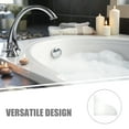 thumbnail image 2 of RENACLIPY Clear Acrylic Bath Tub Drip 1 Pair Splashproof Flat Design Bathroom Accessory, 2 of 8