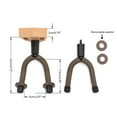thumbnail image 6 of Guitar Wall Mount Bracket,Guitar Wall Hanger with Screw,Guitar Mount Hook Holder Stand for Acoustic Electric Guitar,Bass, 6 of 9