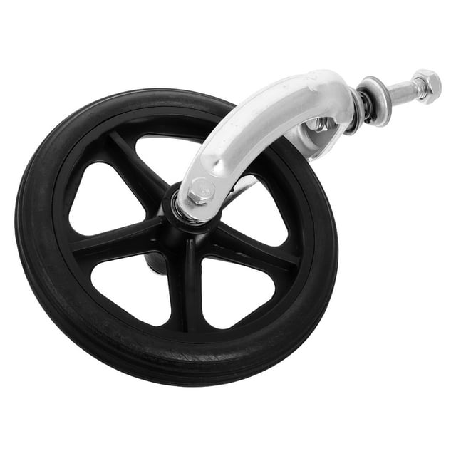 KAKOWELY Roue de Remplacement pour Fauteuil Roulant Roulement Roue avant de Fauteuil Roulant Chariot de Courses Roue en Plastique pour Jardin, 10.63x"X6.3"X2.95 Pouces