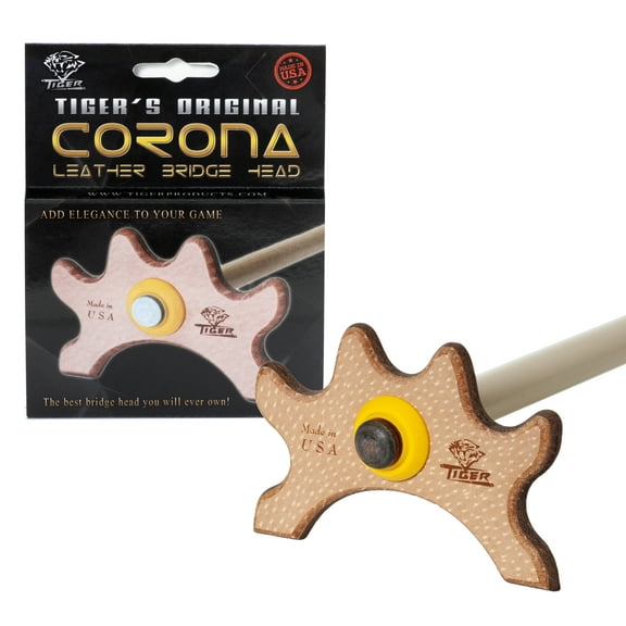 Tiger Corona Pool Cue Billiard Leather Bridge Head