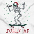 thumbnail image 2 of Spooky Christmas Skeleton Jolly AF Graphic T Shirt Men or Women Brisco Brands S, 2 of 6