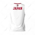 thumbnail image 4 of Camiseta deportiva de baloncesto para hombre con bandera de Japón, camiseta multifunción para correr, fitness, sin mangas, con nombre personalizado exclusivo, 4 of 4