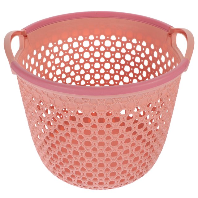 Hytrove De Ropa Sucia Portátil Rosa Con Asa Y Ventilado Para Uso Doméstico