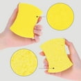 thumbnail image 2 of REGALWOVEN Kitchen Non-Scratch Sponges, Dual Side Sponges for Washing Dishes, Pots and Pans, Cleaning Sponges for Kitchen, Household, Bathroom Yellow 6 Pcs, 2 of 6