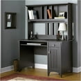thumbnail image 2 of Scranton & Co Contemporary Engineered Wood Mission Desk with Hutch in Black, 2 of 10