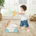 thumbnail image 4 of Infans Wooden Baby Walker Ice Cream Cart Toy with Sweet Accessories & Smooth Wheels, 4 of 7
