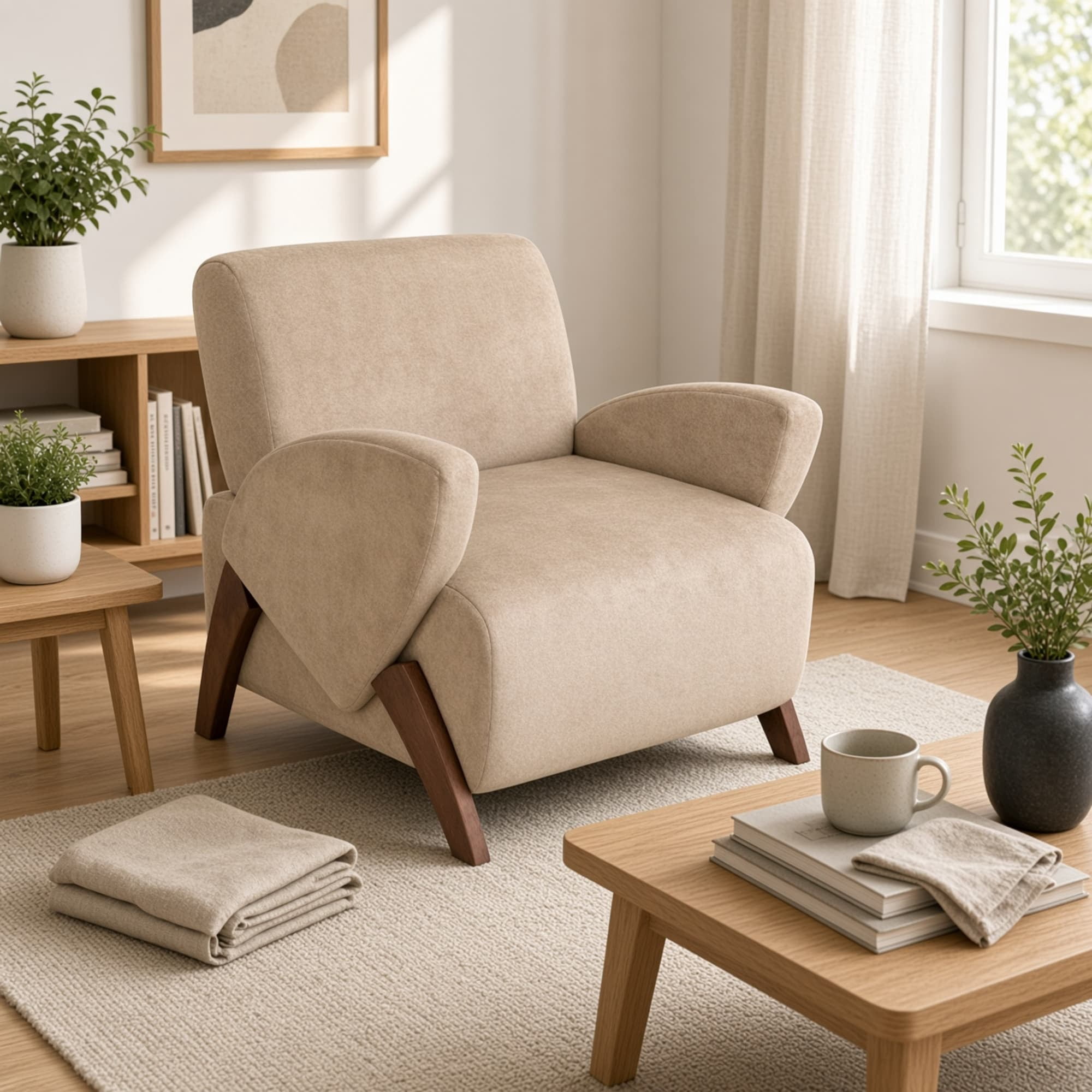 2815 velvet lounge chair modern product