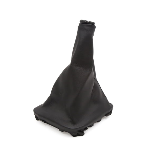 Unique Bargains Black Faux Leather Manual Gear Shift Knob Boot Dust Cover for Hyundai Elantra