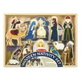 thumbnail image 4 of Melissa & Doug Classic Wooden Christmas Nativity Scene Sets with 4-Piece Stable and 11 Wooden Figures, Indoor, 4 of 10
