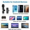 thumbnail image 6 of Lavalier Microphone Wireless Audio Video Record for iPhone Type-C Phone Charge, 6 of 6