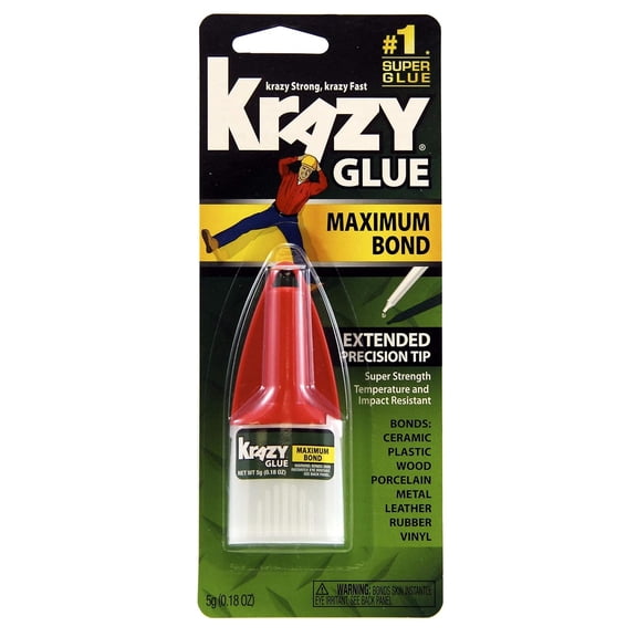 Krazy Glue Advance Precision Tip Glue - Liquid Adhesive - Pack of 1, Multicolor, KG48348MR