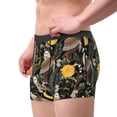 thumbnail image 2 of Kdxio Men's Boxer Briefs with Owls And Plants Print - Comfortable and Breathable Underwear for Everyday Wear, 2 of 5
