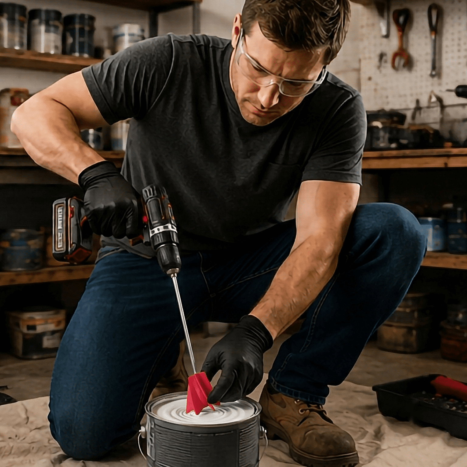 Hyper Tough Helix Mixer for Quart and Cup Size Containers for