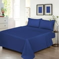 thumbnail image 3 of RUVANTI Flannel Sheets King Size - 100% Cotton Brushed Flannel Bed Sheet Sets - Deep Pockets 16 Inches (fits up to 18") - All Seasons Breathable & Super Soft - Warm & Cozy - 4 Pcs - Royal Blue, 3 of 9