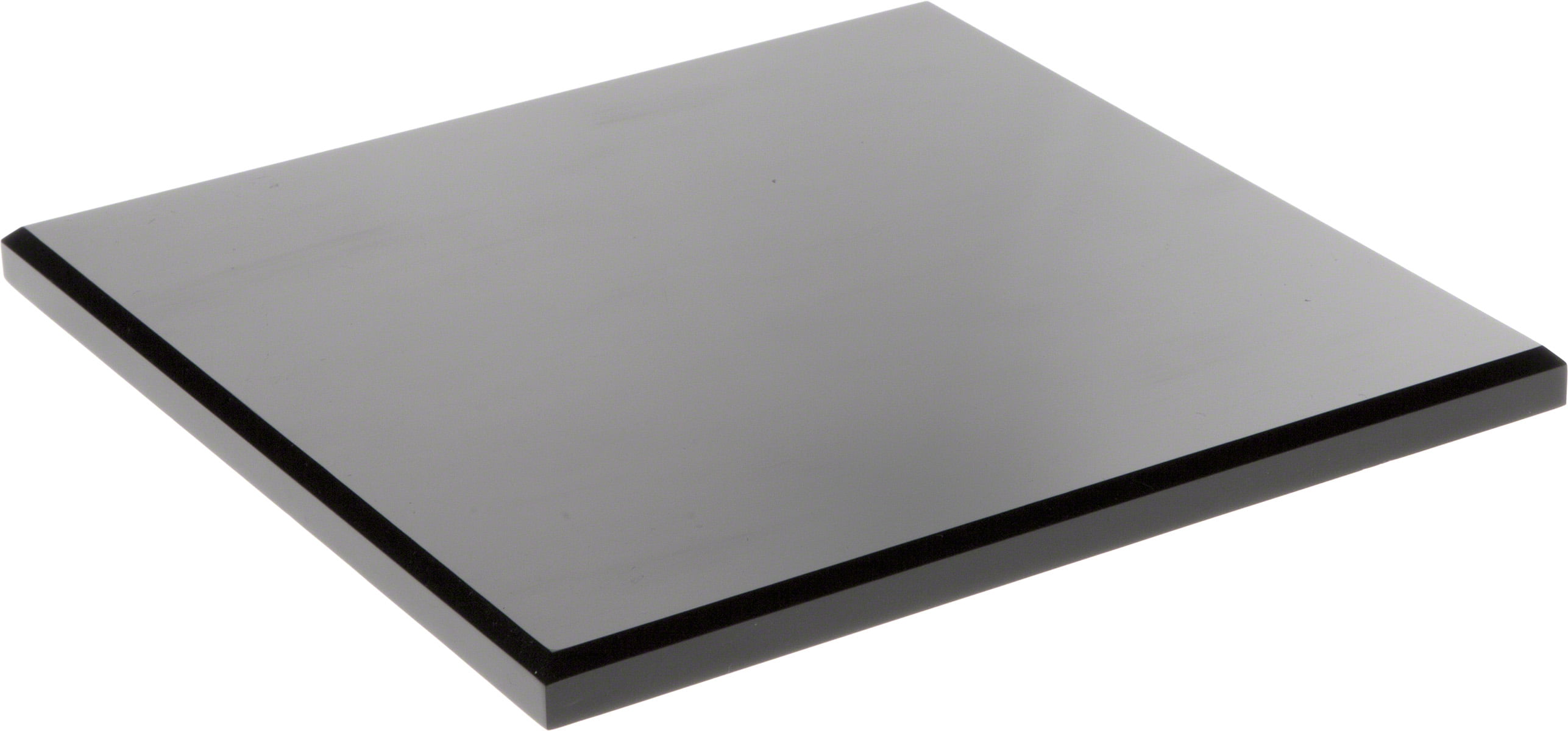 Plymor Black Acrylic Square Beveled Display Base 0.5" H x 1.5" W x 1.5" D 