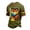 Army Green, variant on Soccer Cup 2026 Jersey for Men, Crew Neck Short Sleeve Deutschland Graphic Tee with Ball & Number Print - Quick Dry Mesh Athletic Top for Match Day & Training Red L