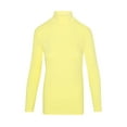 thumbnail image 4 of ACTIVE UNIFORMS Women's Long Sleeve Turtle-Neck T-Shirt Under Scrub (Yellow, 3X-Large), 4 of 5
