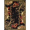thumbnail image 1 of Unique Loom Barnyard Rooster Design Area Rug 7' x 10' Rectangular Black/Ivory, 1 of 2