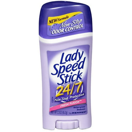Lady Speed Stick: 24/7 Non-Stop Protection Fresh Fusion Antiperspirant Deodorant, 2.3 Oz