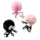 thumbnail image 2 of Lindo dibujo animado de silicona Kuromi Hello Kitty canela perro pingüino pudín perro bola con pelo llavero para mujer bolso Coche, 2 of 4