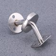 thumbnail image 4 of 3 Pcs Supports Muraux pour Main Courante en Acier Inoxydable (Argent), 4 of 6