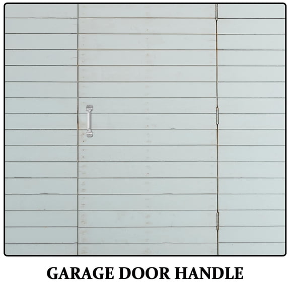 Luxshiny 2Pcs Weather Resistant Metal Garage Door Handles for Sliding Exterior and Storage Doors