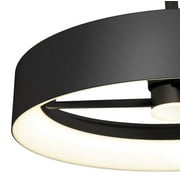 Artika Austin 23 LED Chandelier Ceiling Fan Fandelier, Black