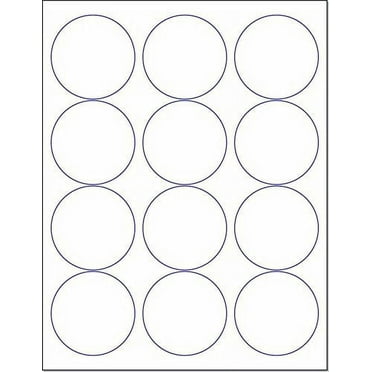 Blank White Permanent Adhesive Labels for Laser/Ink Jet Printer 2-5/8 ...