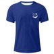 thumbnail image 3 of Camisetas de Cuello de la Tripulación de los Hombres de Poliéster Impreso en Seco Rápido, Cuello Redondo de Corte 3D para Gimnasio, Carrera, Ciclismo Y Ocasional, 3 of 4