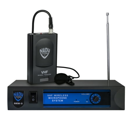 Nady DKW-3 Wireless Lavalier VHF Microphone System – includes lapel microphone, wireless bodypack, receiver, AC adapter and audio cable – Easy setup – Karaoke, performance, (Best Car Audio Setup)