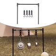 thumbnail image 4 of Rack de almacenamiento de escritorio Estante colgante para utensilios de cocina, organizadores colgantes ligeros portátiles, conjunto de estante para acampar para, 4 of 9