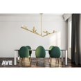 thumbnail image 5 of Avenue Lighting The Oaks Collection Modern Linear Chandelier Polished Nickel 12 12 Light Polished Nickel, 5 of 5