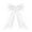 White, variant on Large Hanging Satin Ribbon Bow for Room Decoration Wall Decorative Accessory for Birthday Party and Ballerina Girl's Room