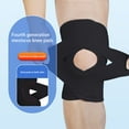 thumbnail image 4 of Genouillère de Compression Sportive avec Stabilisateurs Latéraux Respirant Réglable Jambe Support Protection Pad Cyclisme pour l'Escalade Noir L, 4 of 6
