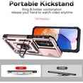 thumbnail image 2 of for Samsung Galaxy A15 5G Case with HD Screen Protector & Slide Camera Cover & Kickstand, Samsung A15 5G Case [Military-Grade] Phone Case for Samsung Galaxy A15 5G (RoseGolden), 2 of 16