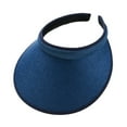 thumbnail image 2 of freneci Sun Visor Hat Comfortable Lightweight Clip on Visor for Tennis Beach Cycling Dark Blue, 2 of 8