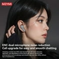 thumbnail image 6 of MZYMI A98 TWS Earphone Bluetooth5.4 Wireless ENC Noise Cancelling Headphone Touch Control In Ear Headset With Mic For Android iOS, 6 of 6