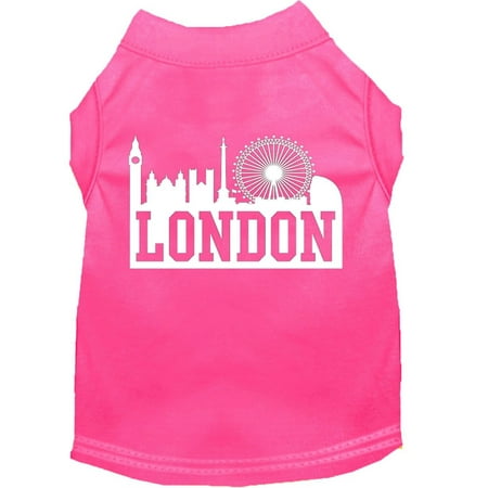 Pet Dog Cat Shirt Screen Printed, "London Skyline"