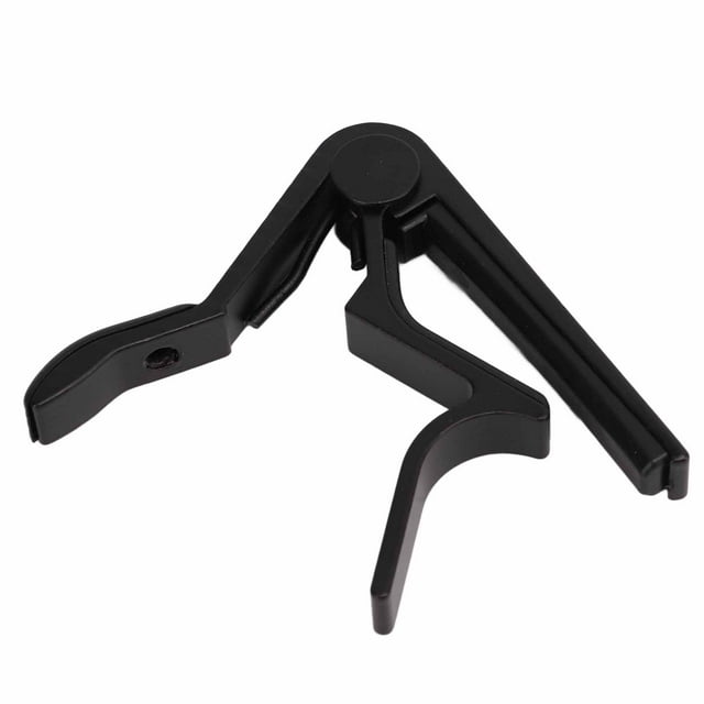 Capo, Universal Clip On Firm Locking Capos Durable With 5Pcs Pick For Playing Dark Wood Colour,Light Wood Colour,Black