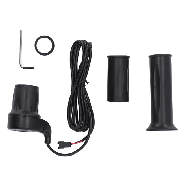 Electric Bike Twist Throttle, SM Plug Stable 24V-72V Sensitive Electric Bike Accelerator Handle for Road Bike Conversion for Electric Bicycle
