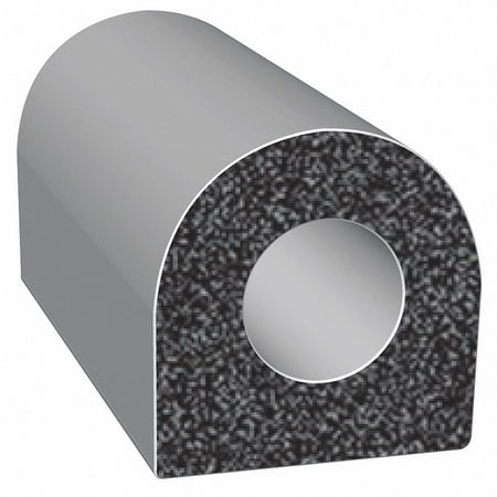 

Trim-Lok Rubber Seal D-Section 0.5 In W 25 Ft X202HT-25