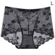 thumbnail image 1 of Bragas de encaje Mujeres Sexy Calzoncillos sin costuras huecos Cintura media Levantamiento de cadera Ropa interior transpirable, Negro, L Monstrate AP001201-10B, 1 of 7