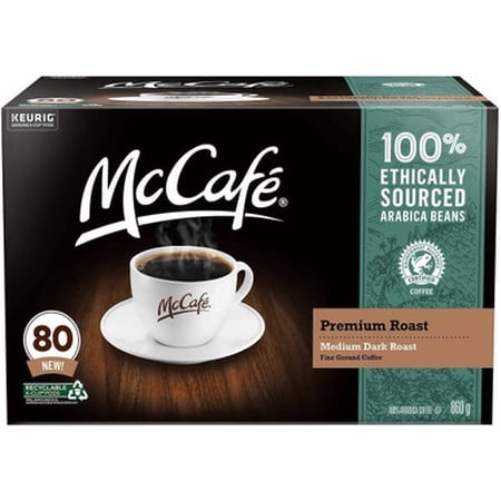 McCafe Premium Dark Roast Coffee K-Cup Pods, 80 Ct | Walmart Canada