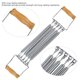thumbnail image 2 of Portable Wooden Handle Removable Spring Chest Expander Developer Household Exercise Muscle Fitness Equipment, 2 of 5