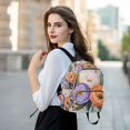 thumbnail image 6 of FORMRS Mini Backpack Purse for Women Travel Daypack Casual Shoulder Bag, Bright Flowers, 6 of 7