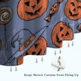 thumbnail image 6 of Spooky Halloween Night Shower Curtain Pumpkin Black Cat Pattern Waterproof Bathroom Drapes,72x84 inch Shower Curtain, 6 of 6