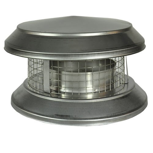 Shasta Vent 6" Dia. I.D. Class A, All Fuel, SS "Chimney Cap" for 6" Shasta Vent Chimneys