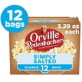 thumbnail image 2 of 2 pack Orville Redenbacher’s Microwave Popcorn Value Size, Naturals Simply Salted Flavor Popcorn, 3.29 oz., 12-Count, 2 of 5