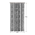 thumbnail image 5 of Black Geometric Striped Pattern Shower Curtain 36"x72" ,Bathroom Decorative Shower Curtains Set with 12 Hooks,Modern Waterproof Washable Shower Curtain, 5 of 6
