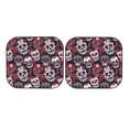 thumbnail image 7 of Haiem Rose Flowers Car Windshield Sun Shade (2 Pieces) Foldable Windshield Sun Shade Car Accessories for Truck SUV Pickup-Large, 7 of 7